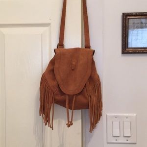Ecoté fringe shoulder bag